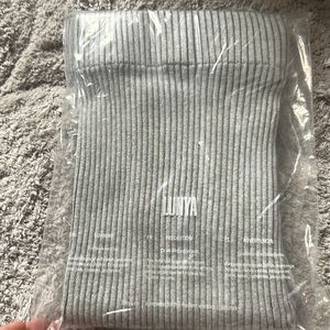 Lunya cozy cotton silk ribbed biker shorts